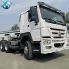 Low price Sinotruck 6X4 6x2 6x6 Howo used tractor truck 336 371 420 hp trailer truck head