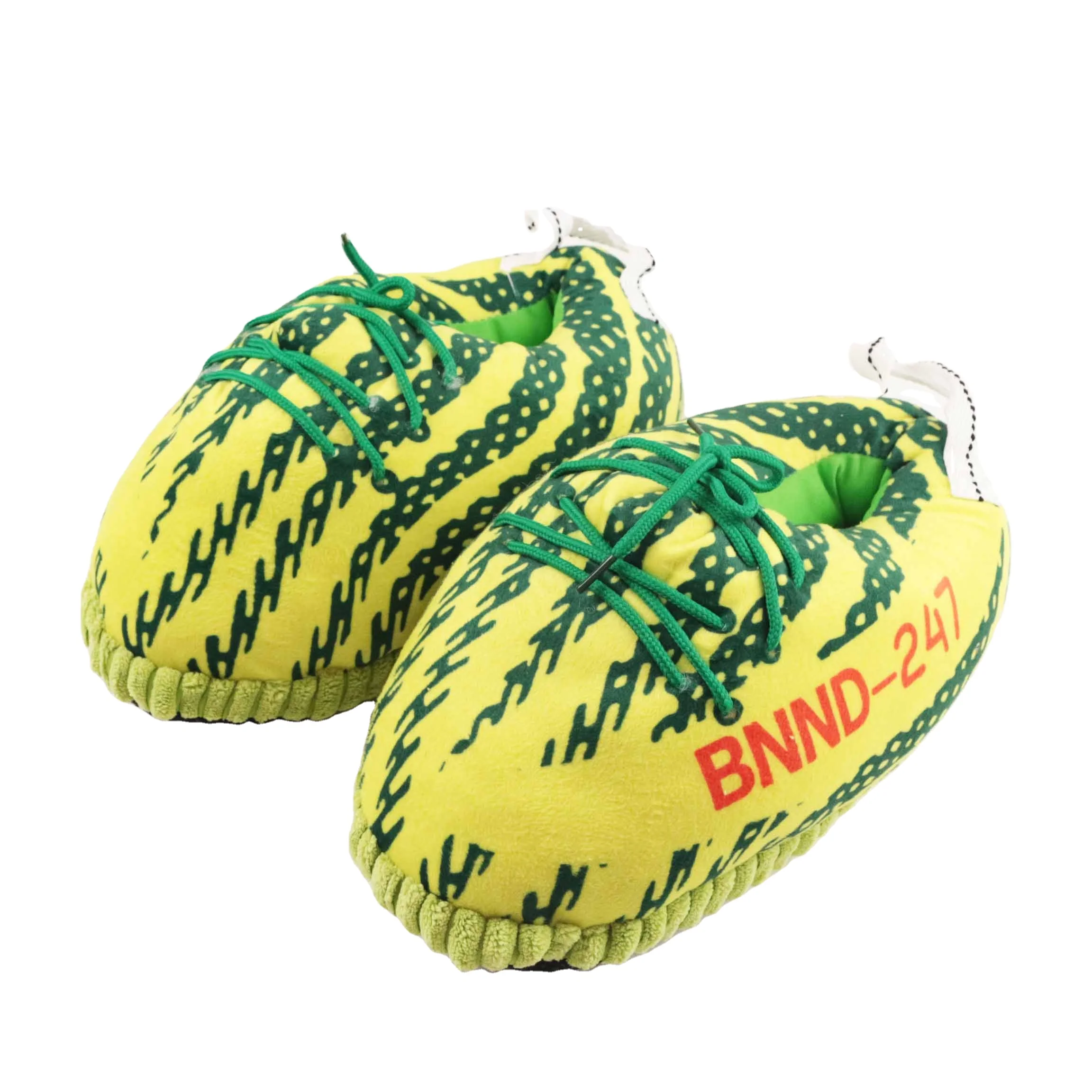 Custom high quality soft adult size plush yeezy slippers sneakers, Same as picture
Custom high quality soft adult size plush yeezy slippers sneakers, Same as picture