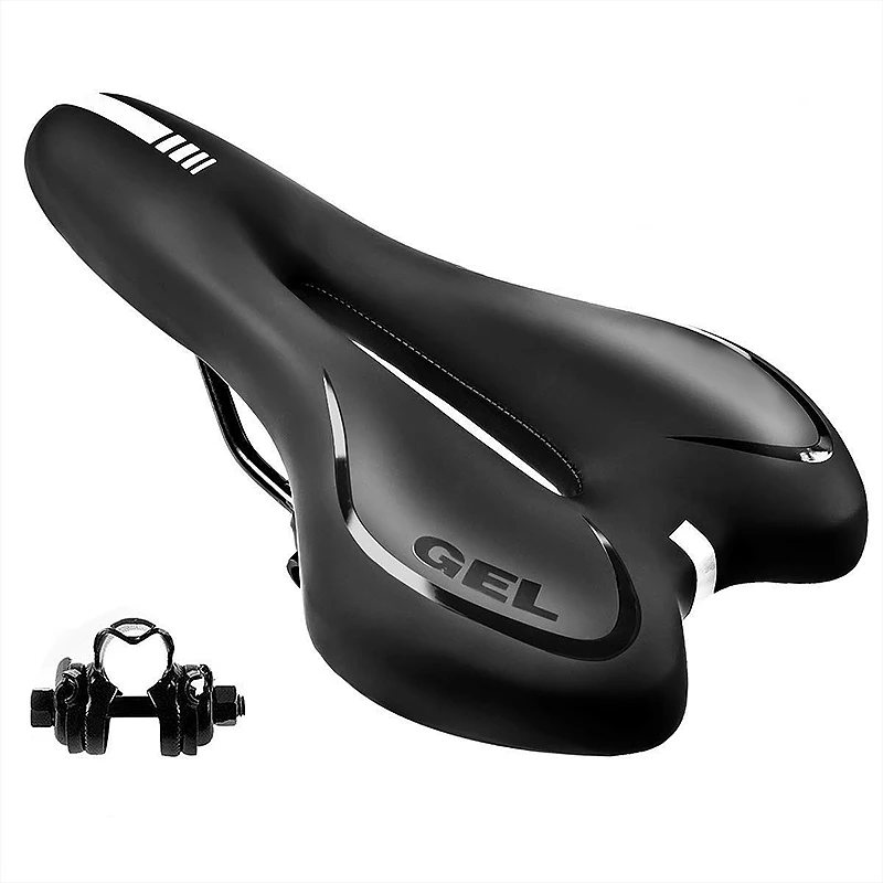 Comfortable Bike Seat Gel with Soft Cushion Universal Fit Bicycle Saddle for Exercise Bike and Outdoor Bikes, Blcak,blue,red
Comfortable Bike Seat Gel with Soft Cushion Universal Fit Bicycle Saddle for Exercise Bike and Outdoor Bikes, Blcak,blue,red