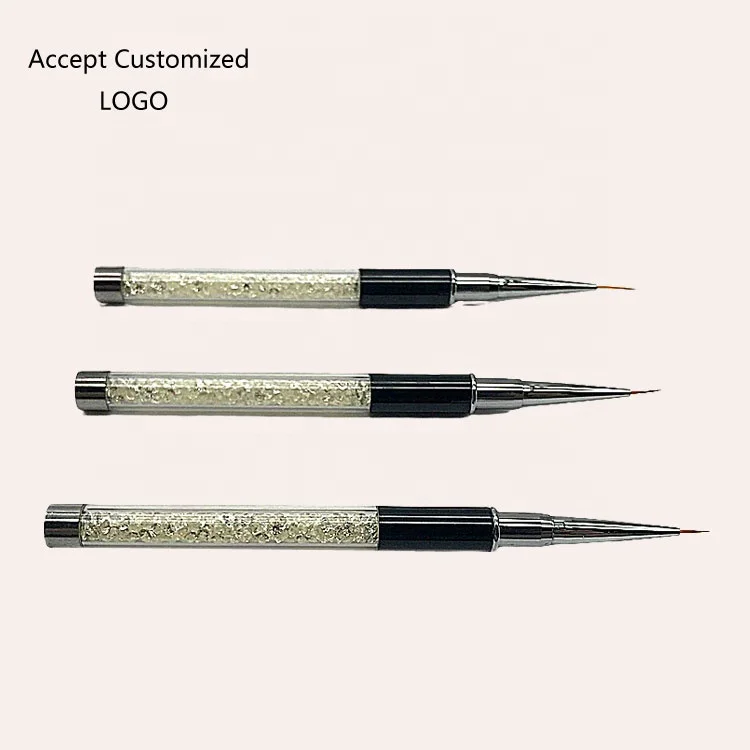 Manicure and Pedicure Brush Nail Art Brush Nail Liner Brush Plastic Handle and High Quality Nylon Hair
Manicure and Pedicure Brush Nail Art Brush Nail Liner Brush Plastic Handle and High Quality Nylon Hair