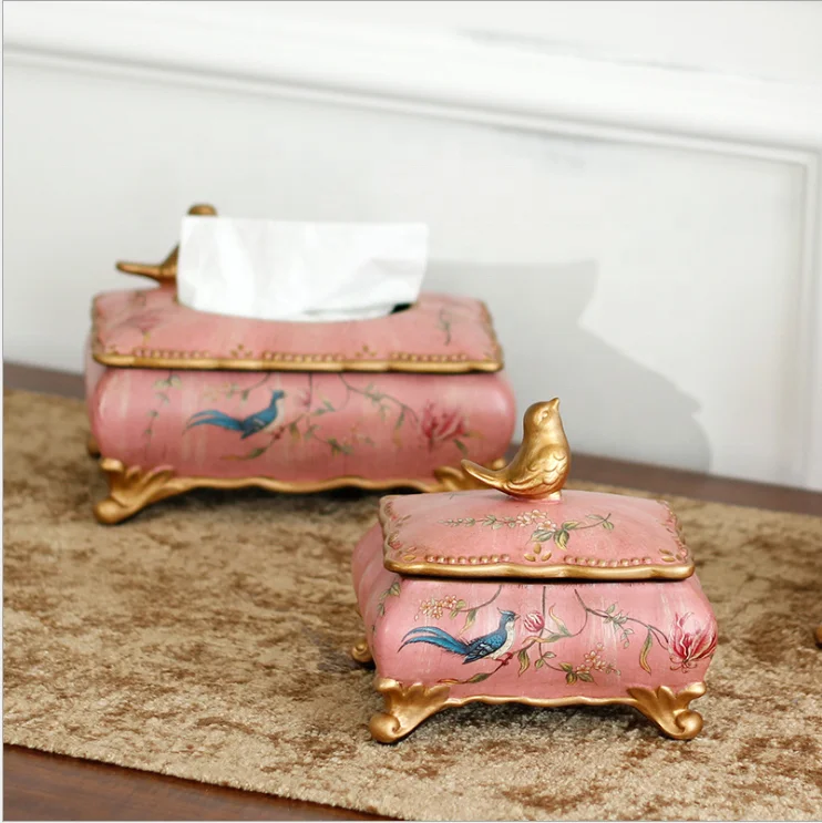 Ceramic household goods home decoration colored painting pink household decorative crafts paper towel box
Ceramic household goods home decoration colored painting pink household decorative crafts paper towel box