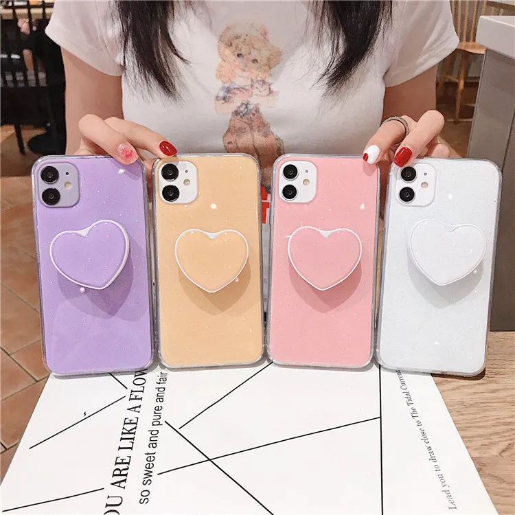 Candy Stand Holder Girl Phone Case For iPhone13 pro 12 11Pro Max XR XS Max X Glitter Love Heart Back Cover, Various
Candy Stand Holder Girl Phone Case For iPhone13 pro 12 11Pro Max XR XS Max X Glitter Love Heart Back Cover, Various