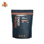 Food grade resealable matt surface plastic whey protein powder packaging bag
