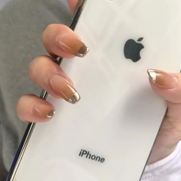 coffee orange ombre false nail reusable french false nails full coverage press on nails
coffee orange ombre false nail reusable french false nails full coverage press on nails