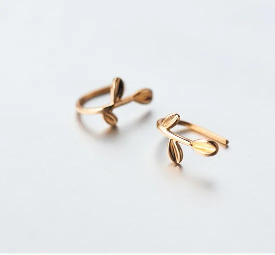 S925 silver leaf earrings female fashion Sen leaves ear hooks sweet wholesale leaf earrings ear jewelry, Silver/rose gold
S925 silver leaf earrings female fashion Sen leaves ear hooks sweet wholesale leaf earrings ear jewelry, Silver/rose gold