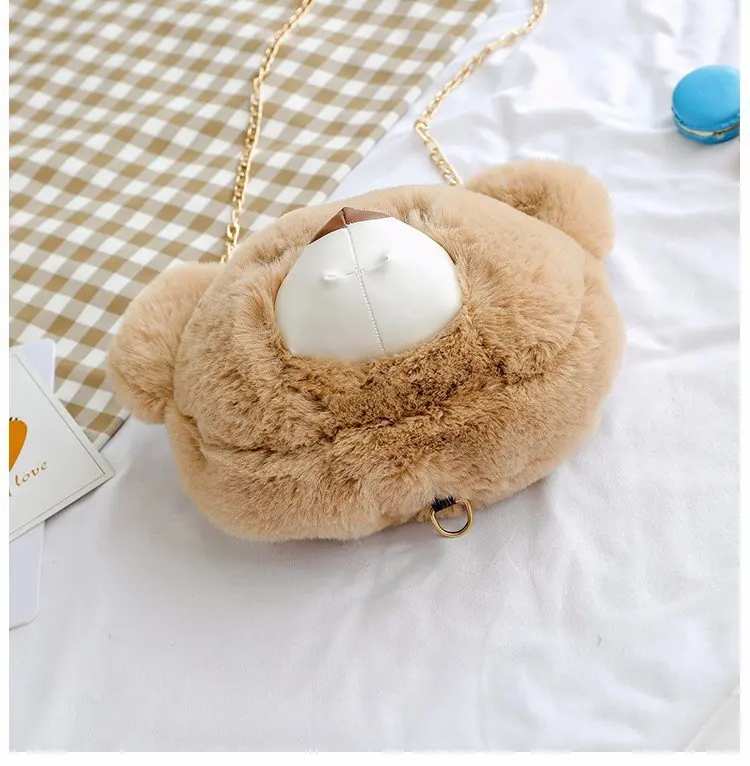 product-2020 Summer Japan Duffy Bear Bag Ladies Plush Shoulder Cute Bag Cartoon Stuffed Bear Plush B-2