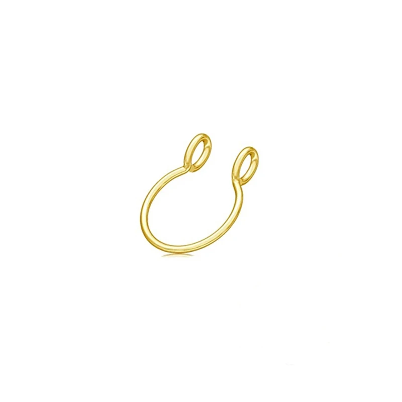 CANNER hot sale 925 sterling silver Simple nose ring U-shaped nose ring Zircon On Nose Ring Non Piercing Body Jewelry
CANNER hot sale 925 sterling silver Simple nose ring U-shaped nose ring Zircon On Nose Ring Non Piercing Body Jewelry