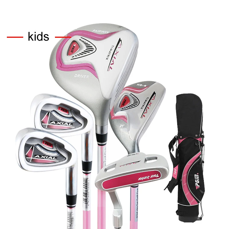 

Manufacturers Wholesale US Kids Golf Clubs Girl Beginners Golf Club Kit golf Clubs Complete Set, Pink black