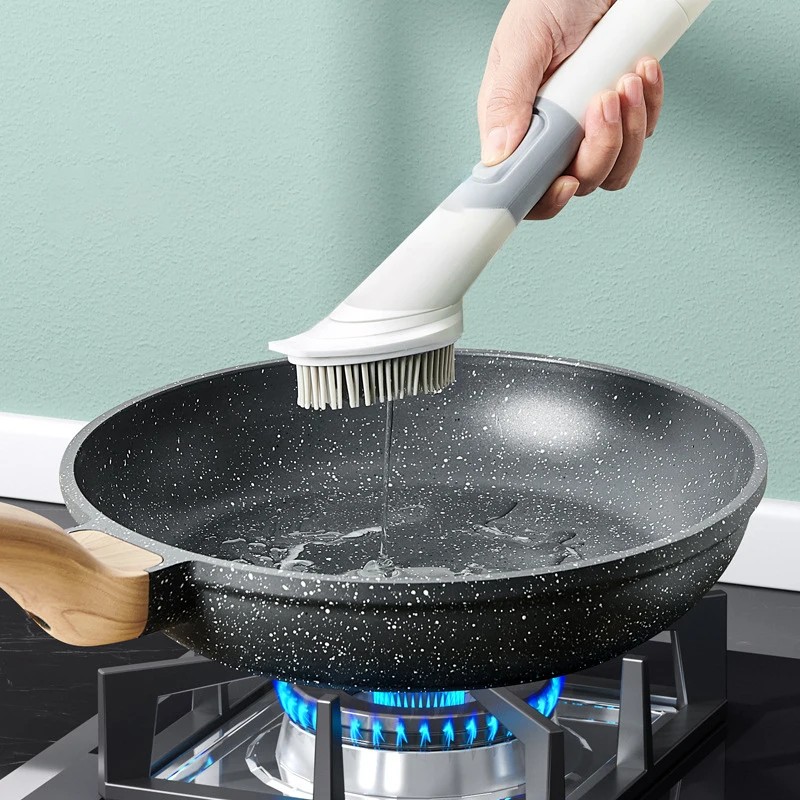 DYS80 New Pot Cleaning Brush Multifunctional Automatic Liquid-filling Pot Brush Dishwashing Household Kitchen Cleaning Brush
DYS80 New Pot Cleaning Brush Multifunctional Automatic Liquid-filling Pot Brush Dishwashing Household Kitchen Cleaning Brush