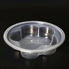 PP disposable clear plastic round flower food packaging box