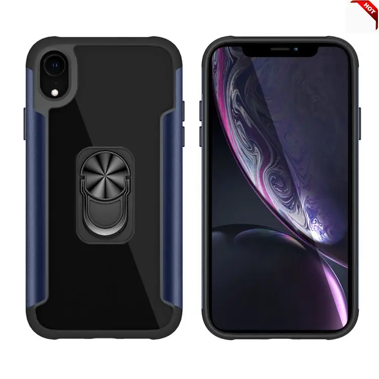 Amazon top seller Mobile phone covers PC +TPU + Metal Shockproof Protective Case phone case with Ring Holder For iPhone XR
Amazon top seller Mobile phone covers PC +TPU + Metal Shockproof Protective Case phone case with Ring Holder For iPhone XR