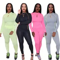 10287NA FashionOsina Hot Sell Side Stripe Solid Slimming Sports Fashion Fall Women Two Piece Pants Suit Set
10287NA FashionOsina Hot Sell Side Stripe Solid Slimming Sports Fashion Fall Women Two Piece Pants Suit Set