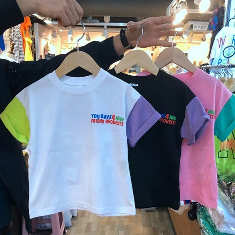 

Cotton Children Kids T-shirt Boys Children Print Dinosaur T Shirt Girls Tops Cartoon Baby Clothes New Arrive 2021 Tee