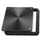 factory supply driveway square SMC composite manhole inspection chamber with frame for building material