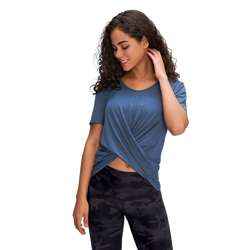 woman fitness wear women workout t-shirt yoga shirts for women quick dry shirts REPREVE eco-friendly
woman fitness wear women workout t-shirt yoga shirts for women quick dry shirts REPREVE eco-friendly