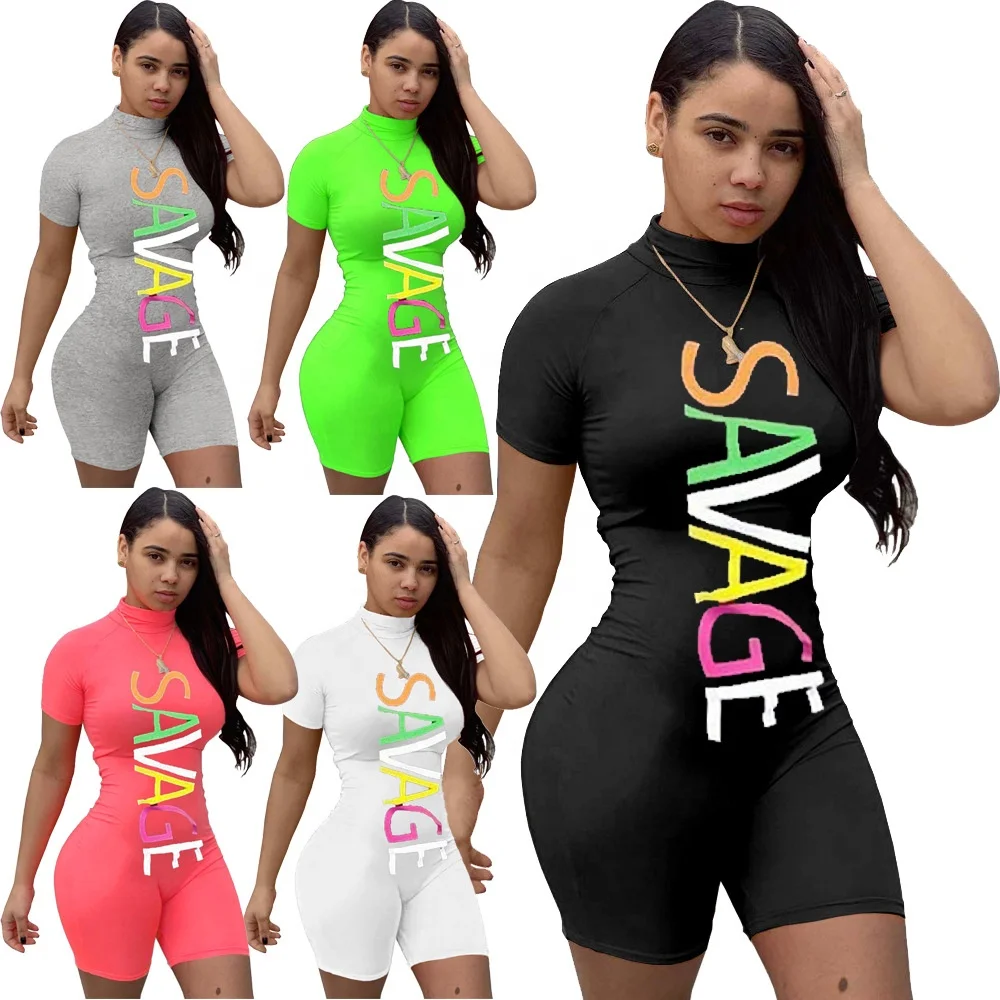 MT49-6302 Hot selling letter print Summer 2020 Ladies sports Jump Suit Basic Bodysuits Women One Piece Short Jumpsuits And Romp
MT49-6302 Hot selling letter print Summer 2020 Ladies sports Jump Suit Basic Bodysuits Women One Piece Short Jumpsuits And Romp