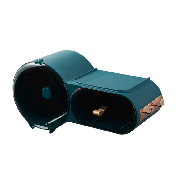 Multi-function household double-layer paper towel holder ABS plastic bathroom waterproof acrylic plastic tissue box, Black
Multi-function household double-layer paper towel holder ABS plastic bathroom waterproof acrylic plastic tissue box, Black