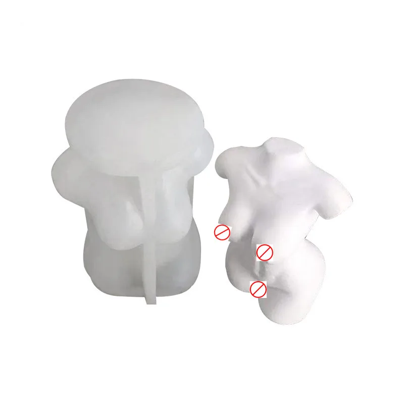 XO111 10cm Body Mold Epoxy Resin Crafts Art Sculpture Mold Female Male Pregnant Silicone Candle Mold, Transparent white 
XO111 10cm Body Mold Epoxy Resin Crafts Art Sculpture Mold Female Male Pregnant Silicone Candle Mold, Transparent white