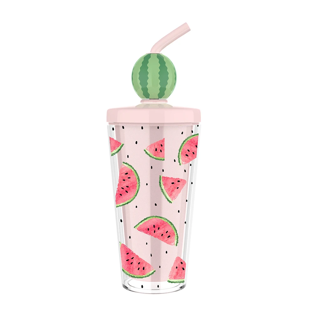 New insert paper tumblers double wall kid creative stirring cute cartton creative plastic stirring cup with decoration straw, Customized color
New insert paper tumblers double wall kid creative stirring cute cartton creative plastic stirring cup with decoration straw, Customized color
