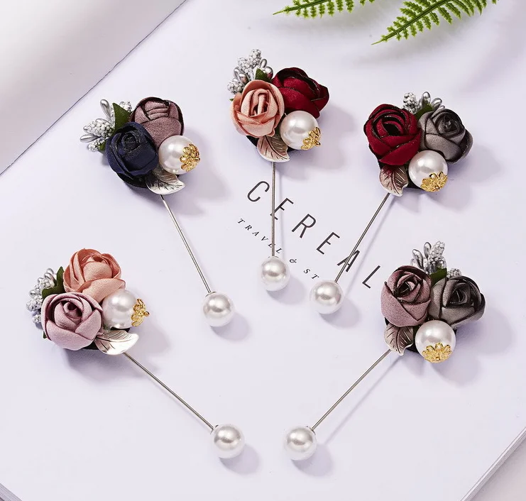 New Vintage Hot-selling Fabric Flower Brooch Women's Elegant Pearl Brooch Long Pin Brooches Jewelry Custom
New Vintage Hot-selling Fabric Flower Brooch Women's Elegant Pearl Brooch Long Pin Brooches Jewelry Custom
