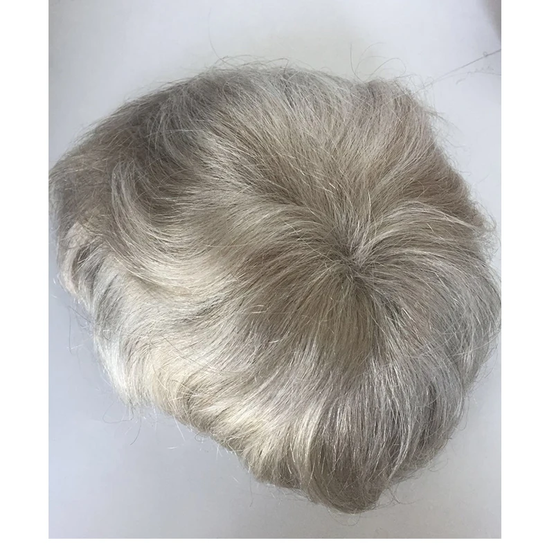 Natural Straight Male Human Hair Toupee Mono Base PU Hair Replacement System Toupee Hair for Men
Natural Straight Male Human Hair Toupee Mono Base PU Hair Replacement System Toupee Hair for Men