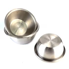 Mirror Polished Round Shaped Stainless Steel Food Mixing Salad Bowl Set