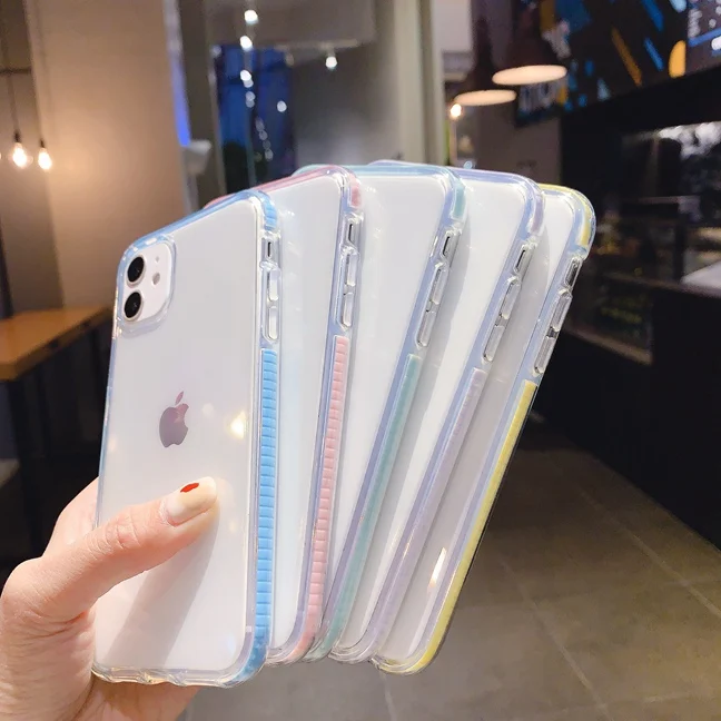 Shockproof Dual Color Soft TPU Case For IPhone 12 SE2 SE 2020 11 Pro Max X XS XR Rubber Gel Skin Cover For IPhone 6 6S 7 8 PLus
Shockproof Dual Color Soft TPU Case For IPhone 12 SE2 SE 2020 11 Pro Max X XS XR Rubber Gel Skin Cover For IPhone 6 6S 7 8 PLus