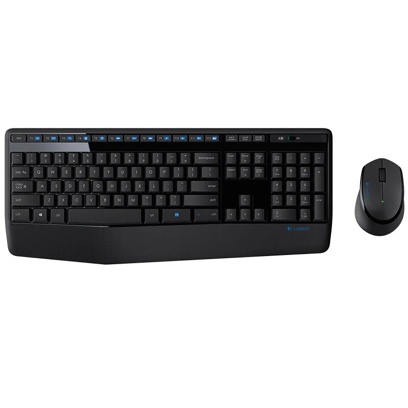 Logitech MK345 Comfort Wireless Keyboard and Mouse Combo Multimedia Ergonomics 2.4GHz Wireless Keyboard Mouse Set
Logitech MK345 Comfort Wireless Keyboard and Mouse Combo Multimedia Ergonomics 2.4GHz Wireless Keyboard Mouse Set