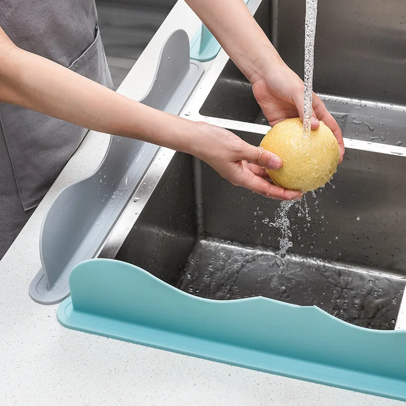 Silicone Basin Sink Water Splash Guard Anti-splash Splashproof Baffle For Home Kitchen Bathroom
Silicone Basin Sink Water Splash Guard Anti-splash Splashproof Baffle For Home Kitchen Bathroom
