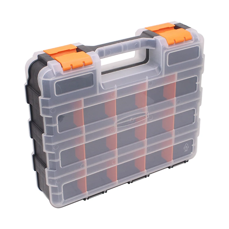 Double Sided Tool Organizer Small Parts Storage Tool Box with 34 Removable Adjustable Compartments Container Box Plastic Box
Double Sided Tool Organizer Small Parts Storage Tool Box with 34 Removable Adjustable Compartments Container Box Plastic Box