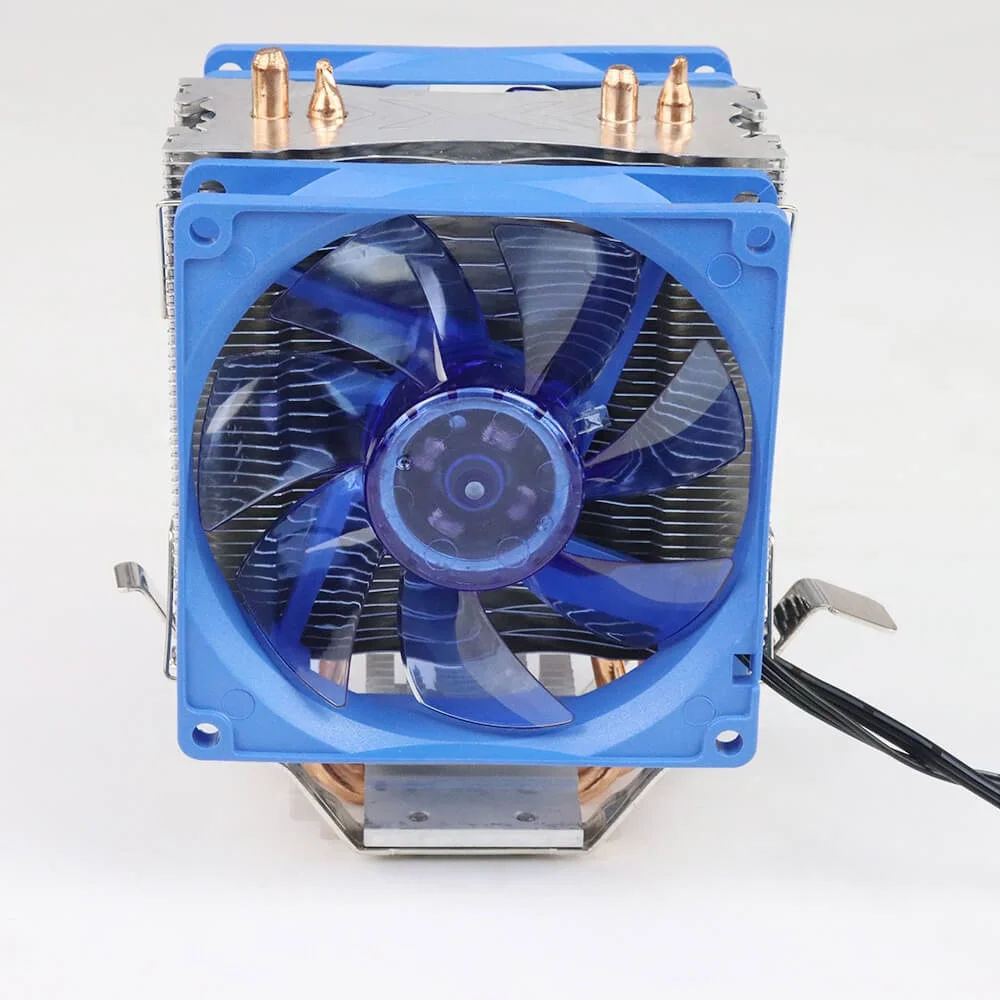 CPU Air Cooler Radiator 2 Heat Pipes Fan Heatsink For Computer Master Radiator
CPU Air Cooler Radiator 2 Heat Pipes Fan Heatsink For Computer Master Radiator