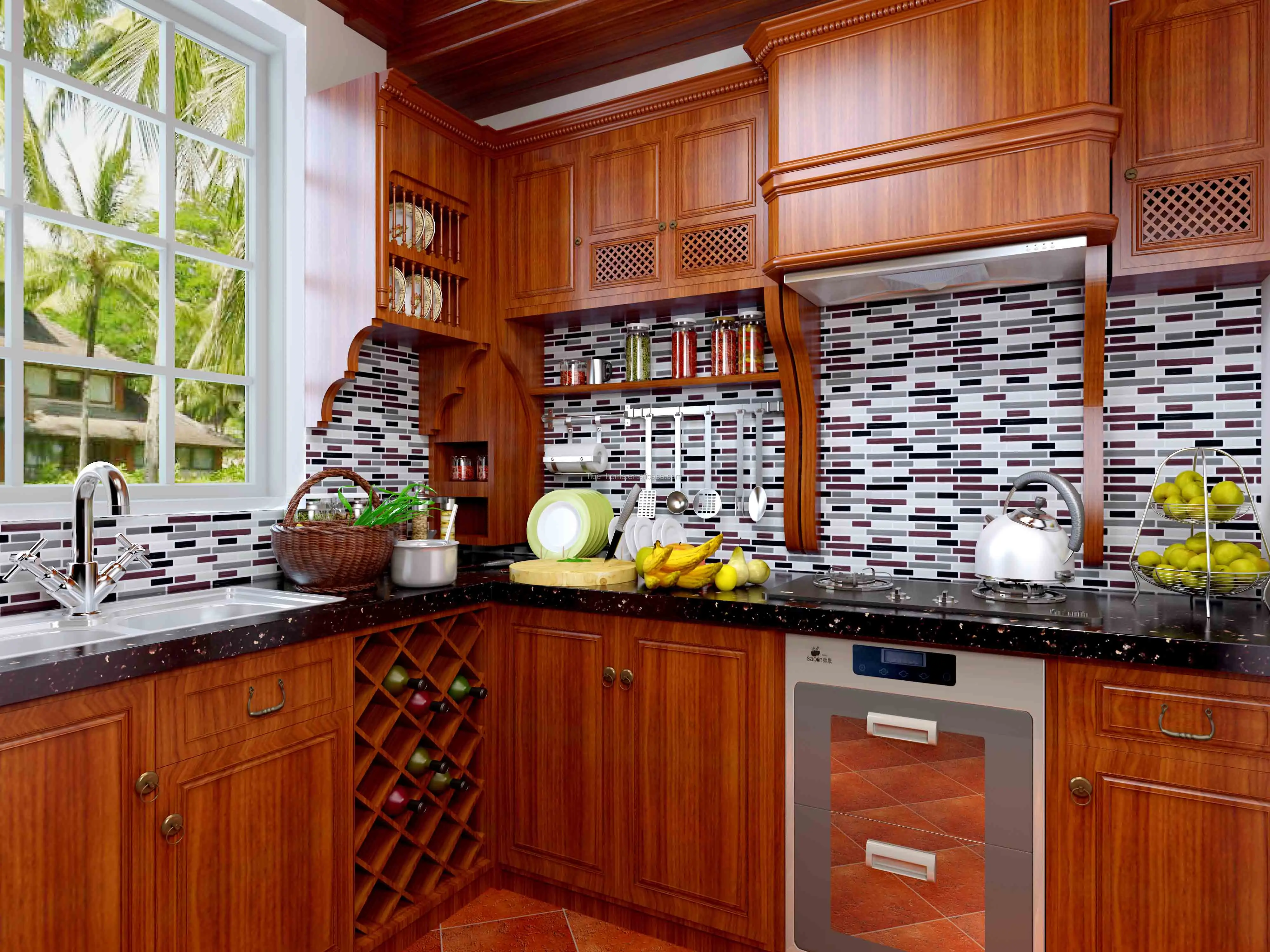 Self-Adhesive Peel and Stick Backsplash Tile Decals for Kitchen Bathroom Decor