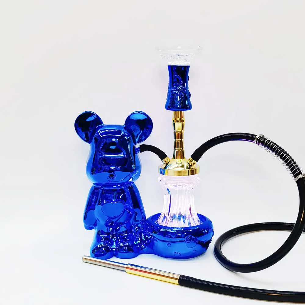 Christmas Gifts Resin Craft Hookah Shisha Cup Smoking Wholesale Hookah Set Household Luxury Hookah With Bear LED Light
Christmas Gifts Resin Craft Hookah Shisha Cup Smoking Wholesale Hookah Set Household Luxury Hookah With Bear LED Light