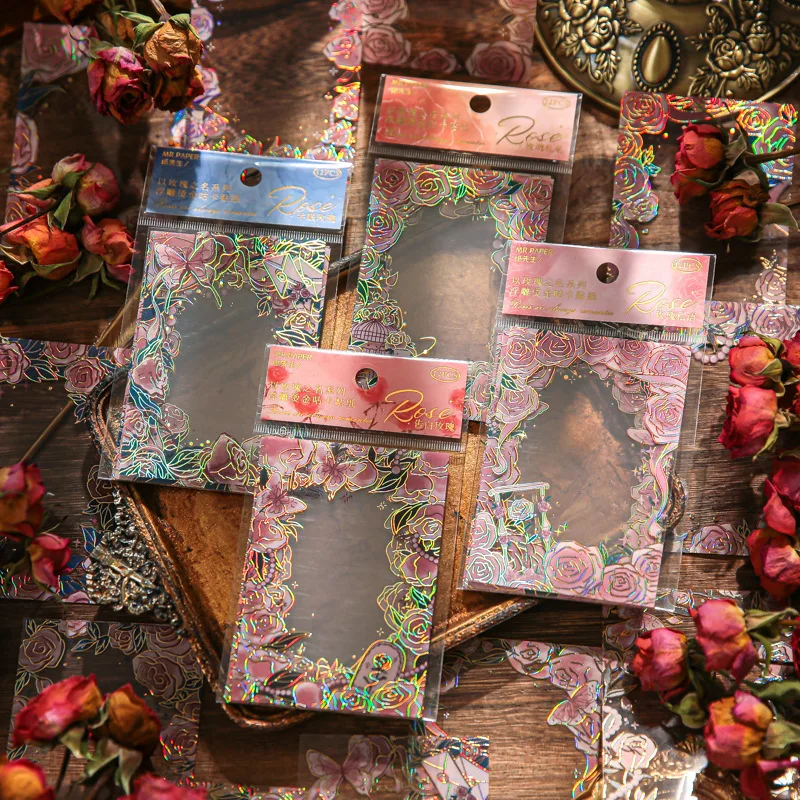 12pcs/pack Stickers in the Name of Rose Artistic Flower daily Phone Case Border Decorative Material fashion Stickers
12pcs/pack Stickers in the Name of Rose Artistic Flower daily Phone Case Border Decorative Material fashion Stickers