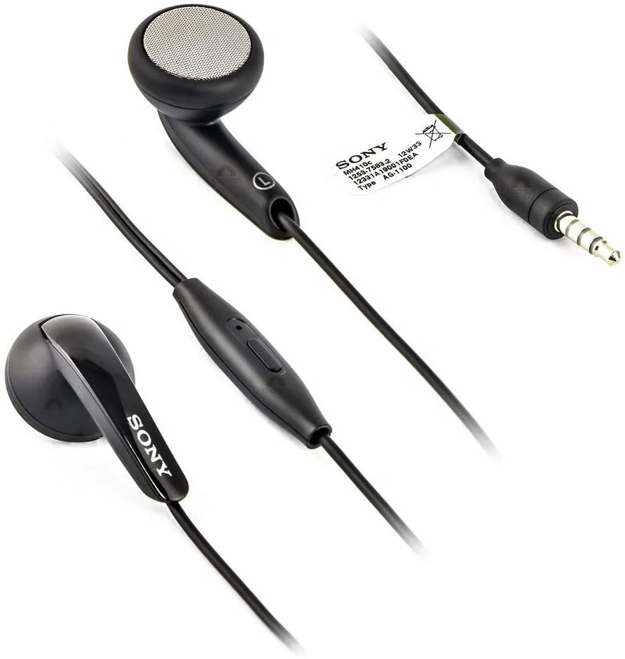 Original MH410C In-ear Headset Wholesales Wired 3.5mm Universer Mircophone com puter cell phone earphone for Sony
Original MH410C In-ear Headset Wholesales Wired 3.5mm Universer Mircophone com puter cell phone earphone for Sony