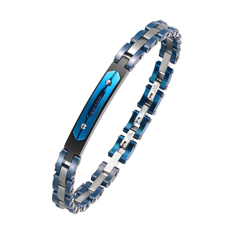 Unisex Custom Quality Spiritual Blue Zircon 316L Stainless Steel Surgical Bracelet Men Metal Ceramic Watch Band Father Gift
Unisex Custom Quality Spiritual Blue Zircon 316L Stainless Steel Surgical Bracelet Men Metal Ceramic Watch Band Father Gift