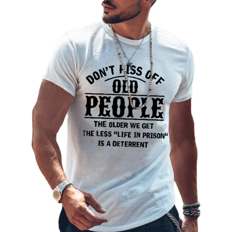 Summer Amazon men's short-sleeved white crew-neck monogrammed T-shirt slim European style bottom shirt
Summer Amazon men's short-sleeved white crew-neck monogrammed T-shirt slim European style bottom shirt