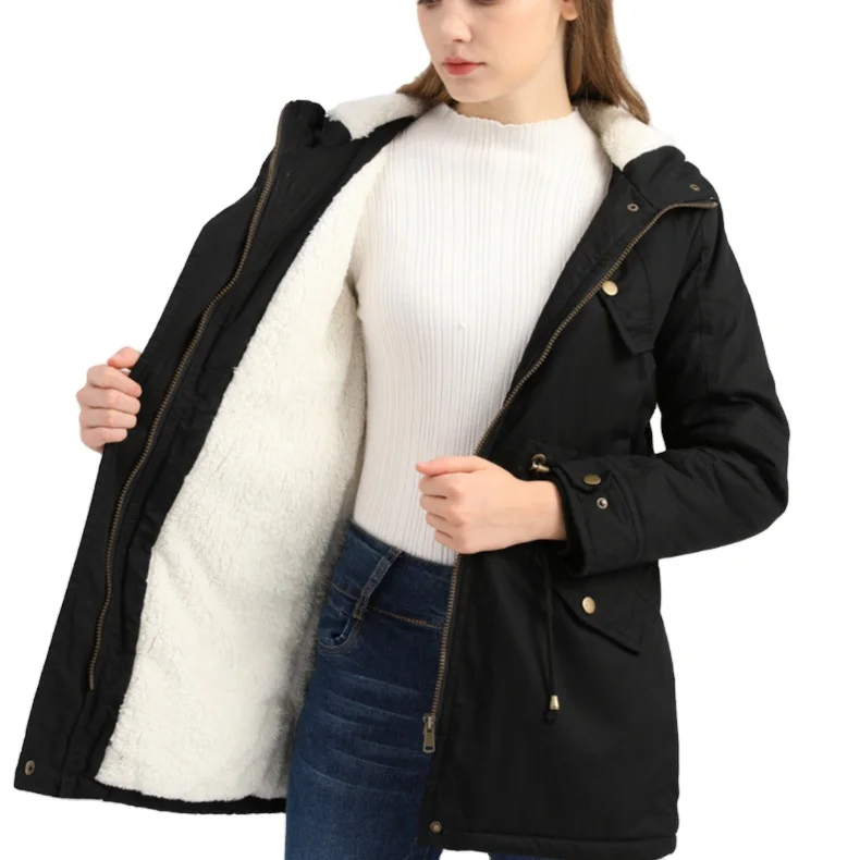 NS 042 Cotton padded women's solid hooded drawstring waist long coat coats and jacket for woman, Picture color
NS 042 Cotton padded women's solid hooded drawstring waist long coat coats and jacket for woman, Picture color