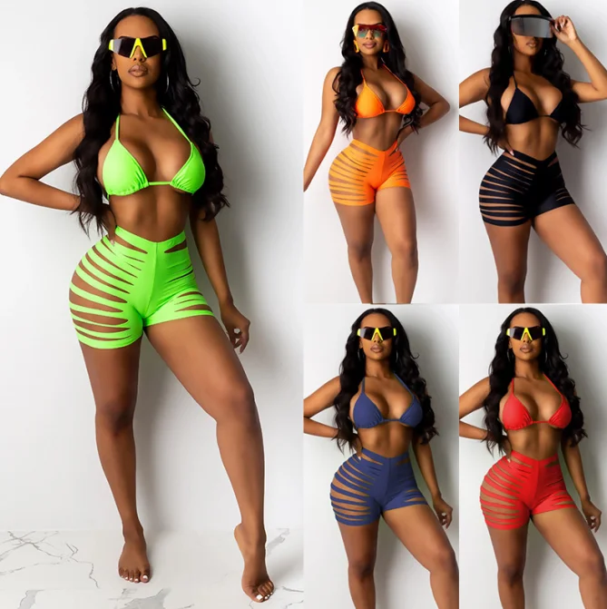 2020 New swimwear solid nylon bikini fashion swimsuit womens swimwear, Red,black,green,orange,dark blue
2020 New swimwear solid nylon bikini fashion swimsuit womens swimwear, Red,black,green,orange,dark blue