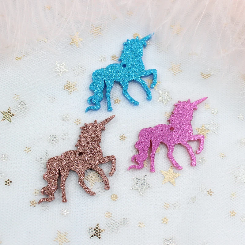 AC1579 Acrylic Unicorn For Charm Glitter unicorn Pendants High Quality Acrylic Laser Cutout
AC1579 Acrylic Unicorn For Charm Glitter unicorn Pendants High Quality Acrylic Laser Cutout