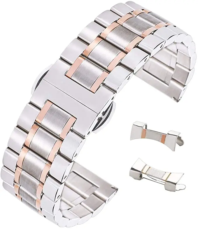 Stunning Brushed Stainless Steel Watch Strap Replacement with Straight&Curved End, Black,silver,gold,blue ,purple
Stunning Brushed Stainless Steel Watch Strap Replacement with Straight&Curved End, Black,silver,gold,blue ,purple