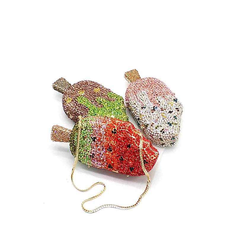 7 BAGS GET 1 FREE Factory wholesale classical funny ice cream crystal bag women evening party purses bridal wedding clutches
7 BAGS GET 1 FREE Factory wholesale classical funny ice cream crystal bag women evening party purses bridal wedding clutches