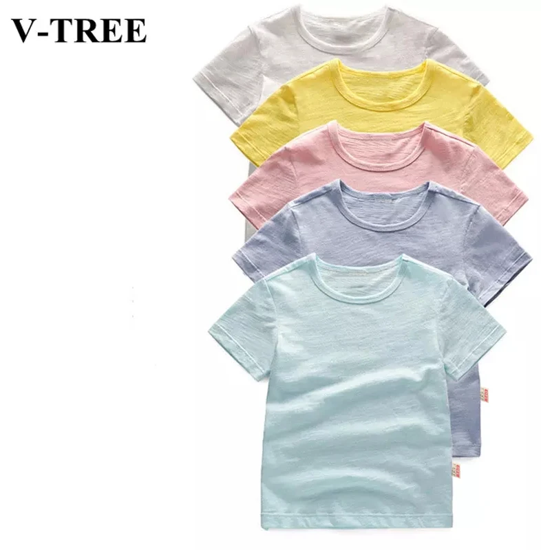 Summer Girls T-shirt Children's clothing Bamboo Cotton Tops For Kids Solid Color Boys Tees 1-8T Toddler baby Clothing 074
Summer Girls T-shirt Children's clothing Bamboo Cotton Tops For Kids Solid Color Boys Tees 1-8T Toddler baby Clothing 074