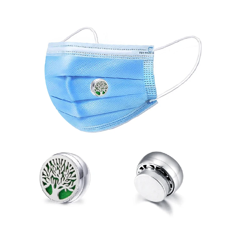 Magnetic Locket Buckle for Health Protection Essential Oil Diffuser Lockets Air Freshener Aromatherapy for face masking, Colors
Magnetic Locket Buckle for Health Protection Essential Oil Diffuser Lockets Air Freshener Aromatherapy for face masking, Colors