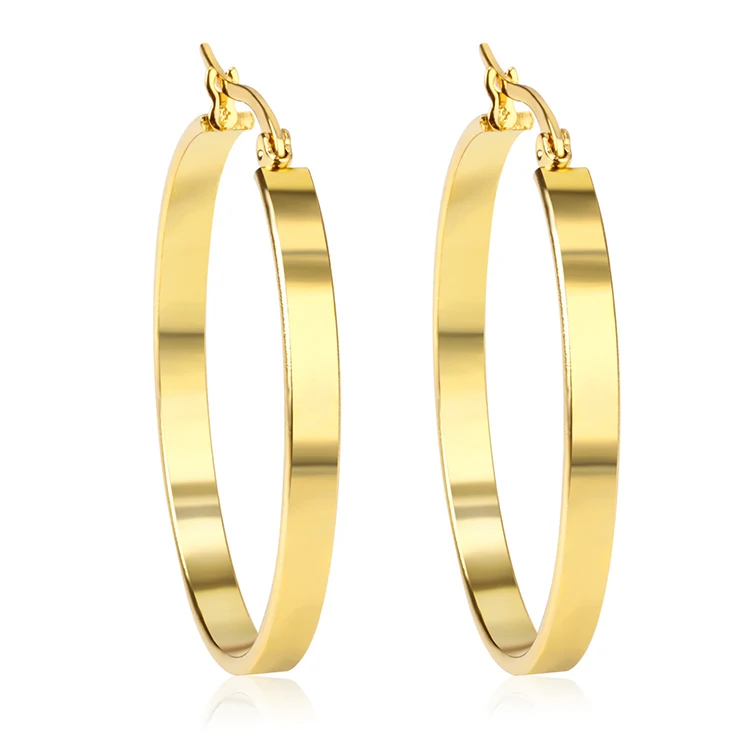 Hot sale Jewelry Custom Sample Gold Plated Stainless Steel Chunky Thick Hoop Earrings
Hot sale Jewelry Custom Sample Gold Plated Stainless Steel Chunky Thick Hoop Earrings