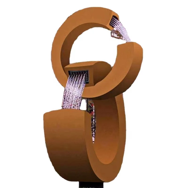Corten Steel waterfall garden function decoration Sculptures outerdoor
Corten Steel waterfall garden function decoration Sculptures outerdoor