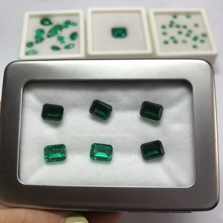 Precious emerald green loose stones for 925 sterling silver emerald earrings making, Lasting long
Precious emerald green loose stones for 925 sterling silver emerald earrings making, Lasting long