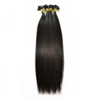 Hair Remy Human Long Straight Nail Hair 100% Remy Human Hair Extension U Tip Straight Hair Extension