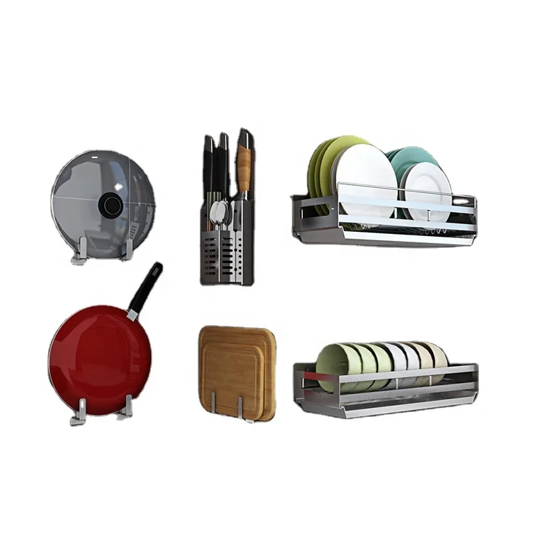 . Wholesale modern Stainless steel wall mounted kitchenware storage racks chopping board holder knife block silver
. Wholesale modern Stainless steel wall mounted kitchenware storage racks chopping board holder knife block silver