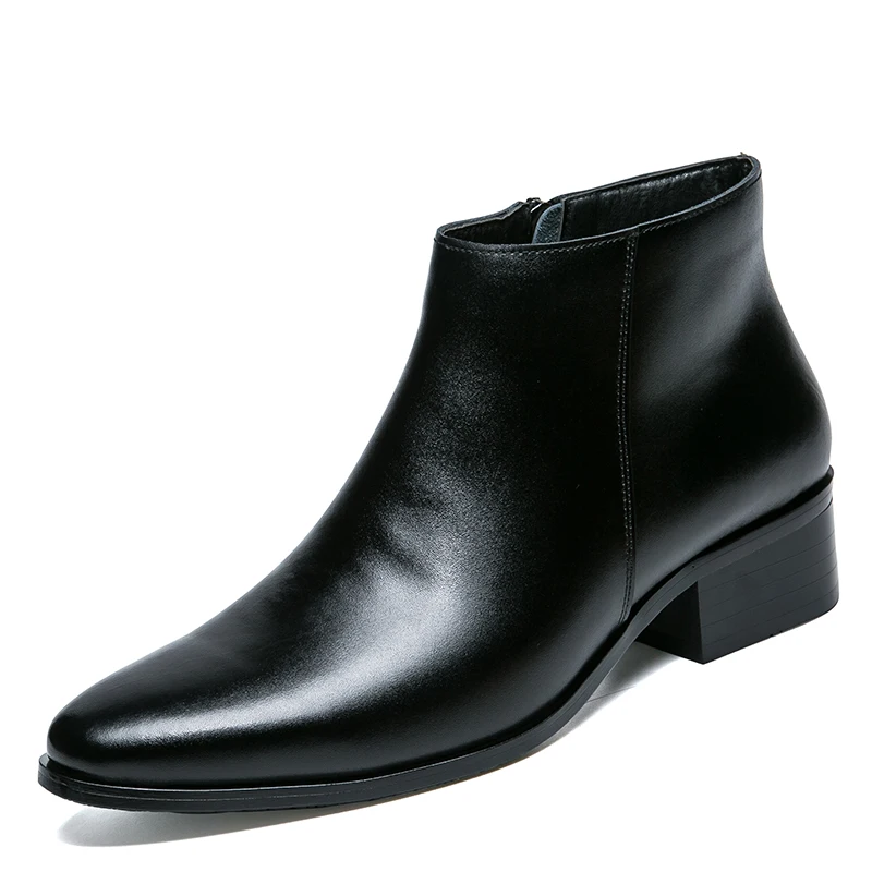 Quality black men's short western boots for casual fashion high quality chelsea boots
Quality black men's short western boots for casual fashion high quality chelsea boots